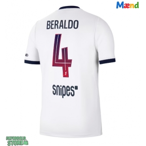 Paris Saint-Germain Lucas Beraldo #4 Replika Udebanetrøje 2026-27 Kortærmet